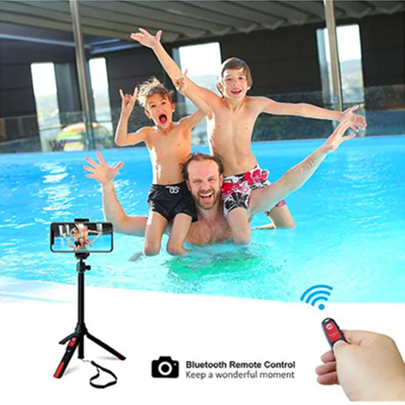 

Mobile video live tripod desktop mobile phone holder portable tripod remote Bluetooth remote control self-timer outdoor shooting
