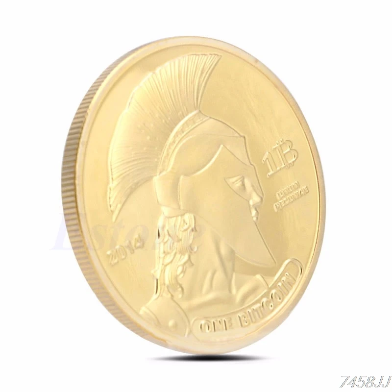 Gold Plated Titan Commemorative Coin BTC Bitcoin Collectible Collection Physical G03 Drop ship Gold Plated Titan Commemorative Coin BTC Bitcoin Collectible Collection Physical G03 Drop ship