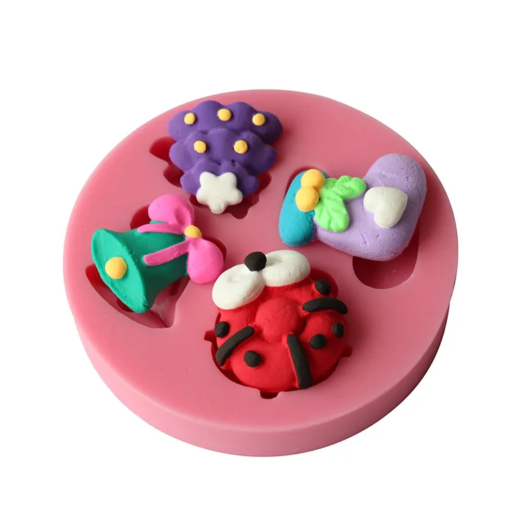 Christmas Silicone Cake Chocolate Soap Pudding Jelly Candy Ice Cookie Biscuit Mold Mould Pan Bakeware Wholesales c392 | Дом и сад