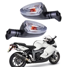 Новый 1 пара мотоциклов Ясно поворотник Индикатор лампа подходит для BMW F650GS F800S K1300S R1200R G450X R1200GS K1200R f800ST