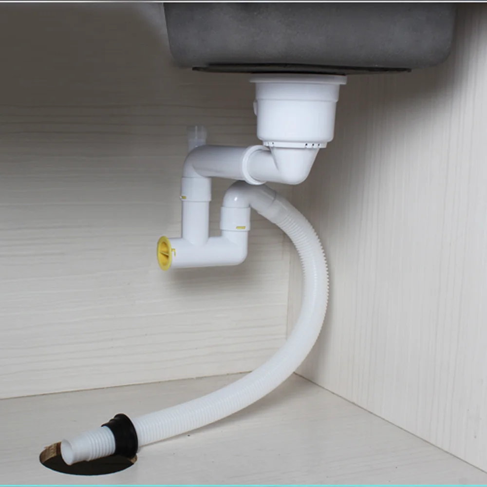  Talea Single Sink Rear Position Waste Kit Stainleee steel inner basket drain assembly sink drainag  - 32859747247