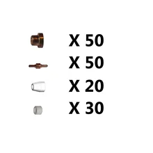 Сварочный аппарат сварки оборудования плазменная резка consuamables PT31 150 шт