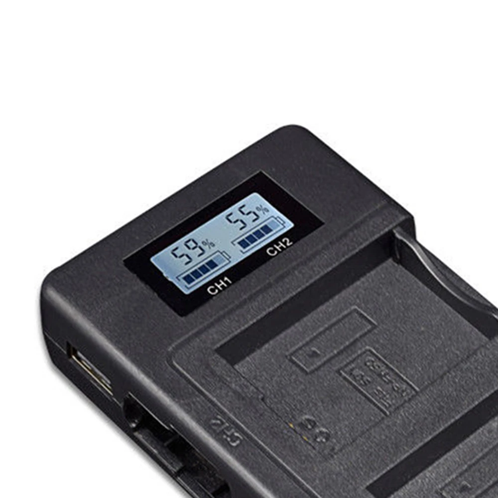 Camer Battery Charger Dual Ports LCD Display NP-FW50 Battery Smart Charger Stand Cradle for Sony Alpha A6000 A6300 A6500 A7r A7 Camer Battery Charger Dual Ports LCD Display NP-FW50 Battery Smart Charger Stand Cradle for Sony Alpha A6000 A6300 A6500 A7r A7