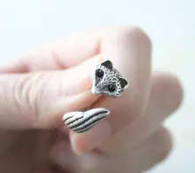 Min 1PC Fox Ring Antique Fox Jewelry Rings Comfortable Lucky Animal Ring For Men Women Gift
