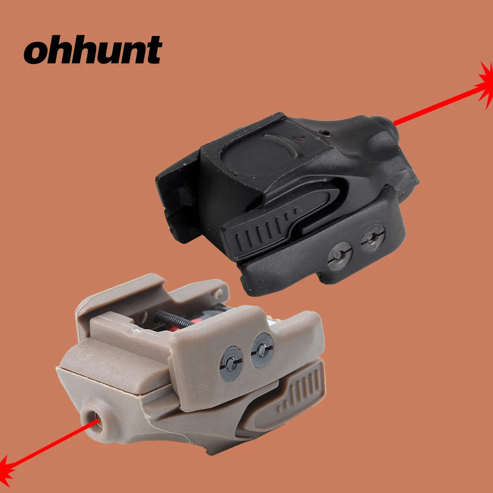 Тактический лазерный прицел ohhunt с красной точкой 5 мВт рельсовый мастер