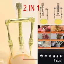 Медь 2 в 1 инструмент для коррекции вросших пальцев ног для 1 или 2 сторон для вросших ногтей, педикюра