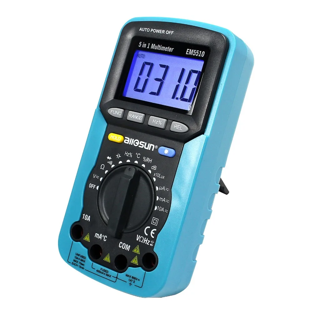 Aliexpress.com : Buy 5 in 1 Digital Multimeter Sound Level