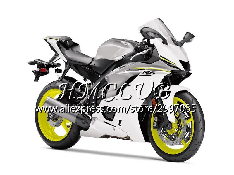 Инъекций средства ухода за кожей для YAMAHA YZF600 YZF-R6 YZF R6 3HC. 0 YZF 600 R 6 17 YZF-600 YZFR6 17 18 обтекатель комплект цвет: синий - Цвет: No. 3 Glossy