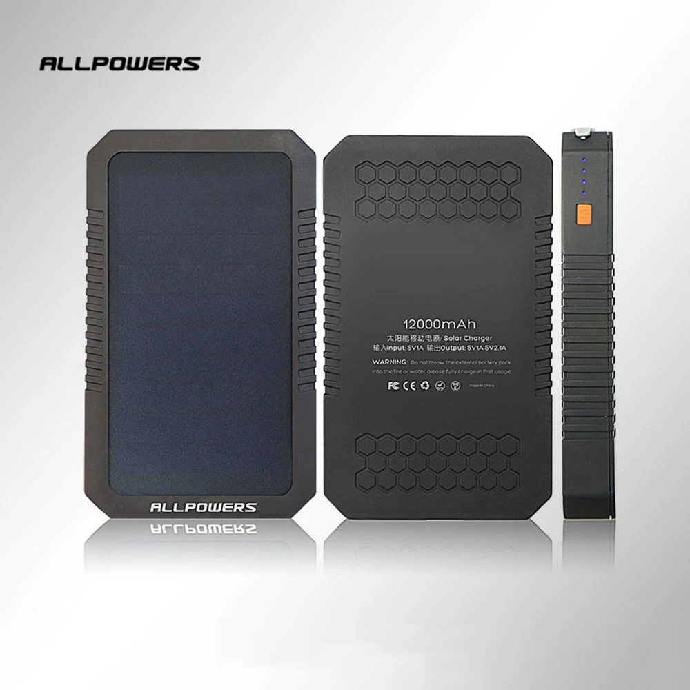 Allpowers Best Quality 12000mAh Oudoor Standby Power Supply Power Bank