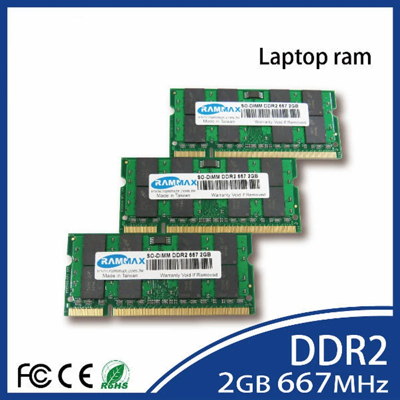Фирменная Новинка запечатанный Ноутбук ddr2 2 Гб оперативной памяти SO-DIMM 667 МГц/PC2-5300/200-контактный работы для все материнские платы из Тетрадь с AMD/intel