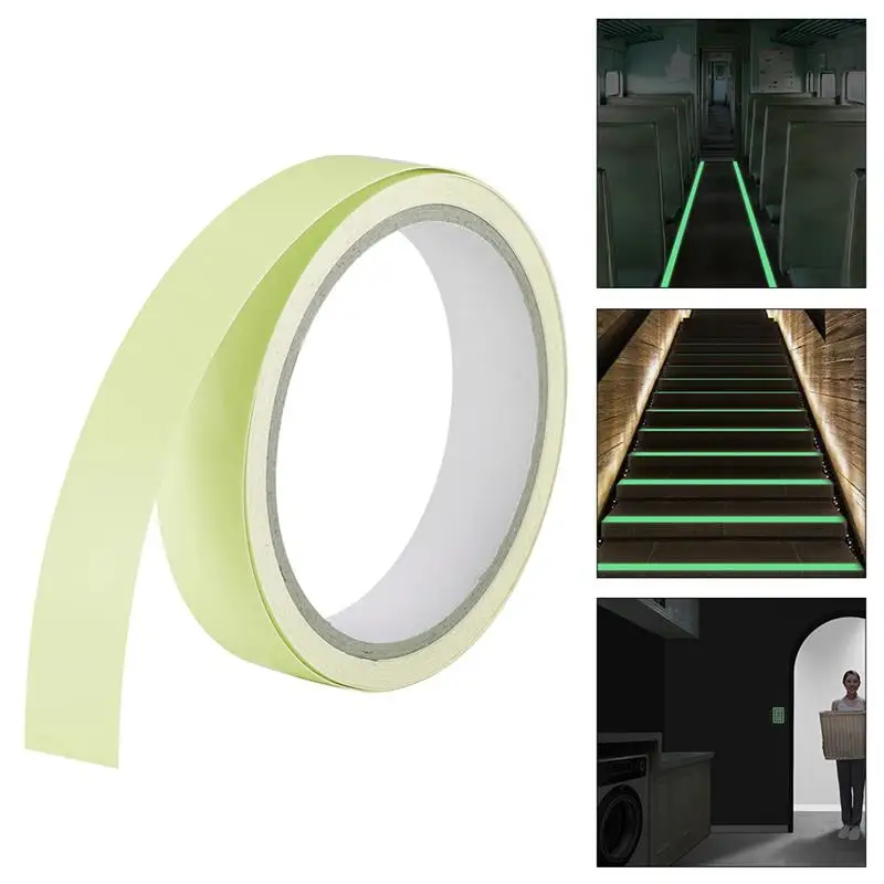 

Safety Security Home Decoration Warning Tape 1/2cm*5m Luminous Fluorescent Night Self-Adhesive Glow In The Dark Sticker Tape