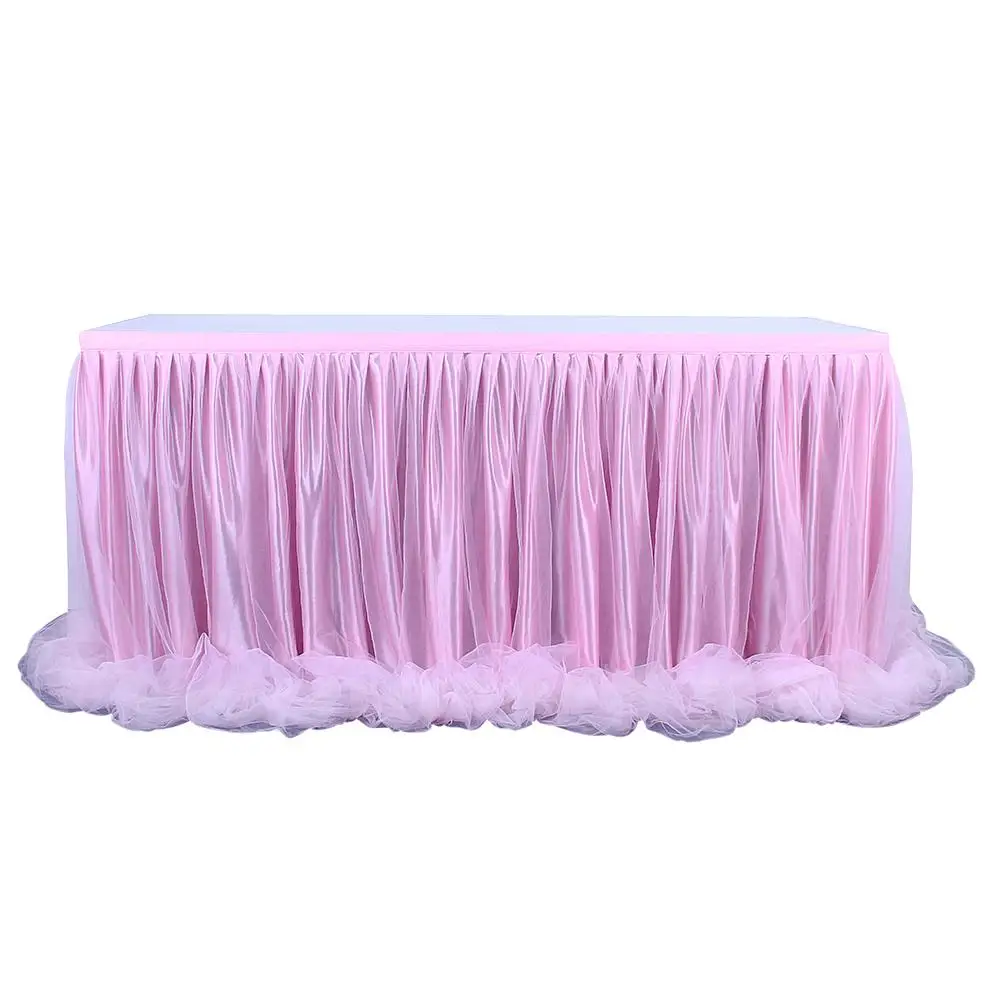 Aliexpress.com : Buy Tulle Table Skirt Tablecloth for Party Wedding Home Decoration DIY ...