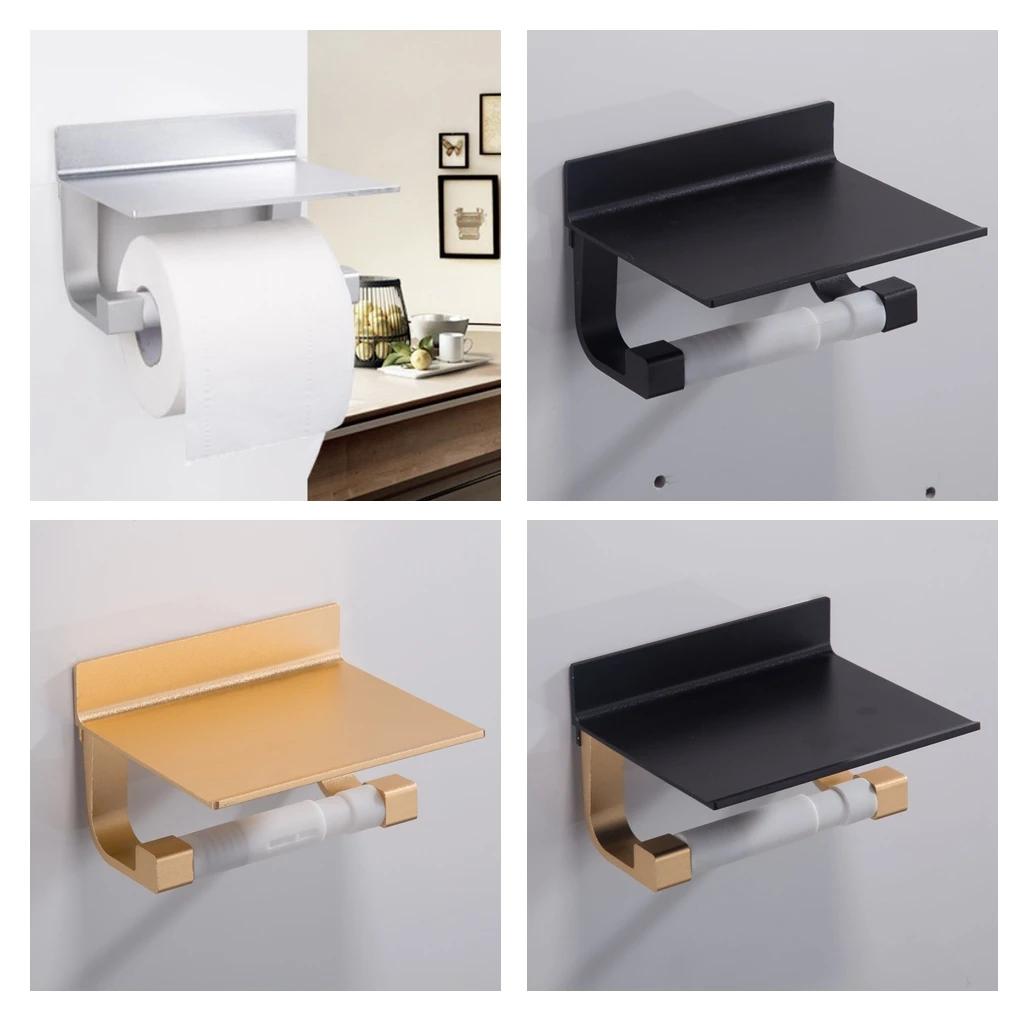 5-10kg Heavy Loaded Toilet Paper Holder Tissue Container On Top Organizer Bathroom Kitchen Sundries Small Items ShelF Rack