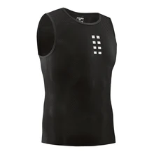 WOSAWE mtb Велоспорт базовый слой без рукавов Велоспорт жилет Быстросохнущий дорожный велосипед компрессионный спортивный Tigh жилет нижнее белье