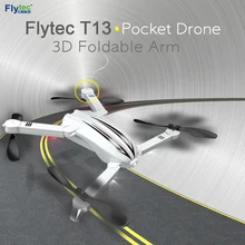 JMT Flytec T13 3D Foldable Arm Pocket Drone WIFI FPV with 720P Wide Angle HD Camera