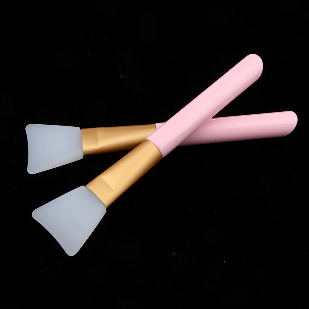 2Pcs Silicone Face Mask Brush Mud,Clay Mask, DIY, Modeling Mask, Hairless Body Lotion, Butter Applicator Tools