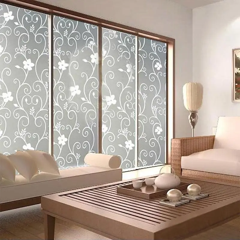 

Adhesive thickening retro Windows paste paper-cut frosted window sticker paper toilet gla sticker is not transparent bathroom