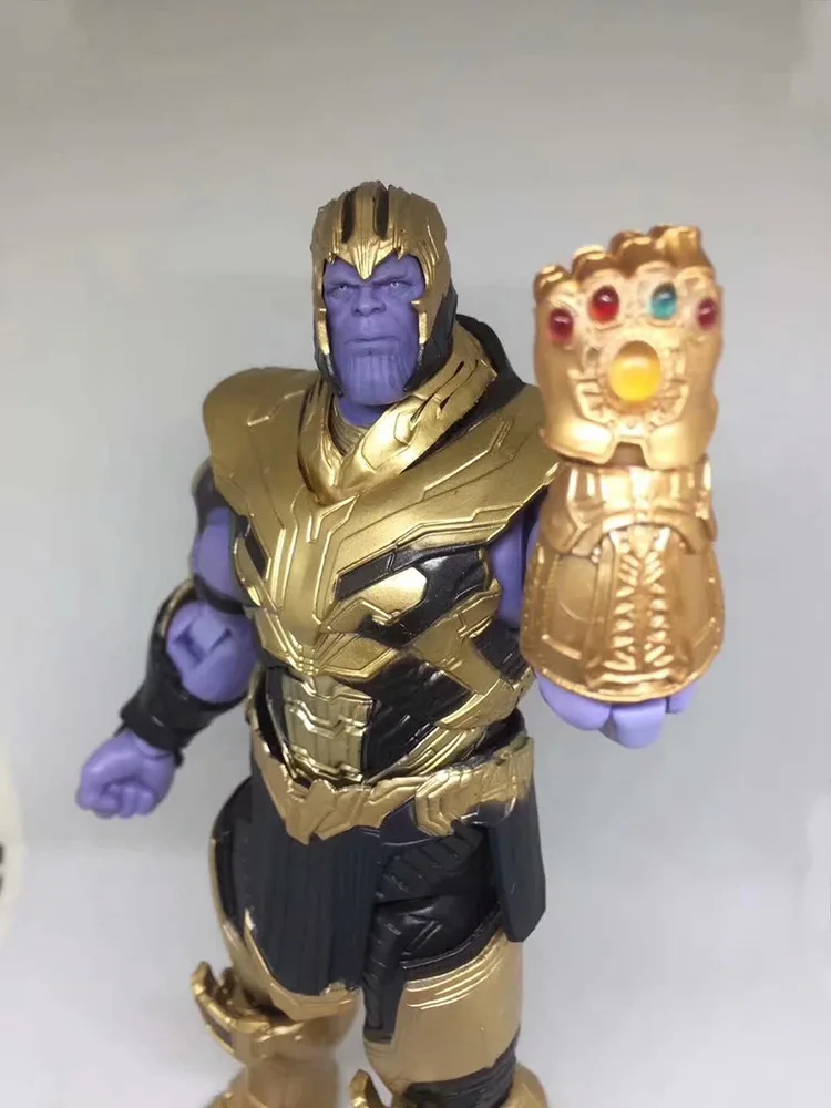 Marvel Avengers 4 Endgame Thanos SHF Figuarts экшен-фигурка Бесконечность гаунтлет игрушки куклы для подарка на Рождество