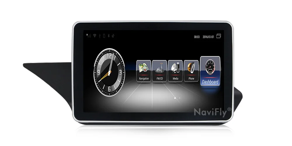 NaviFly 9 дюймов 4G LTE Автомобильный GPS; Мультимедийный проигрыватель для Mercedes Benz E Class W212 2009- Android 7,1 четырехъядерный 3 ГБ+ 32 Гб wifi BT