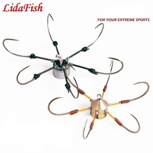 LIDAFISH вьетнамский анкерный крючок из углеродистой стали, шестиугольный краб, Аксессуары для рыбалки, крючок, Колючая рыболовная приманка