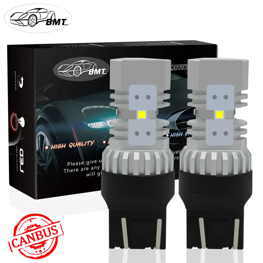 BMT Canbus W21/5W светодиоды led светодиодные лед лампы для авто T20 7443 W21W W21 5W 7440 WY21W
