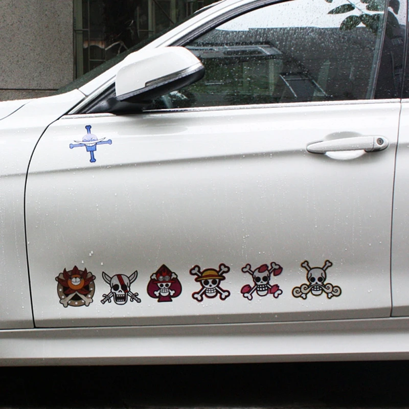 Generic Noizzy Pirates Crew One Piece Anime Flag Logo Car Stickers