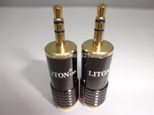 10pcs lot Hight quality LITON 3 5mm male plug headphone earphone Adapter Diameter 8mm