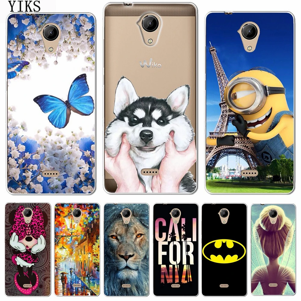 

sFor Coque Wiko U Feel Lite Case YIKS Design Pattern Painting TPU Case Wiko Ufeel Lite Soft Silicone Phone Protective Back Cover