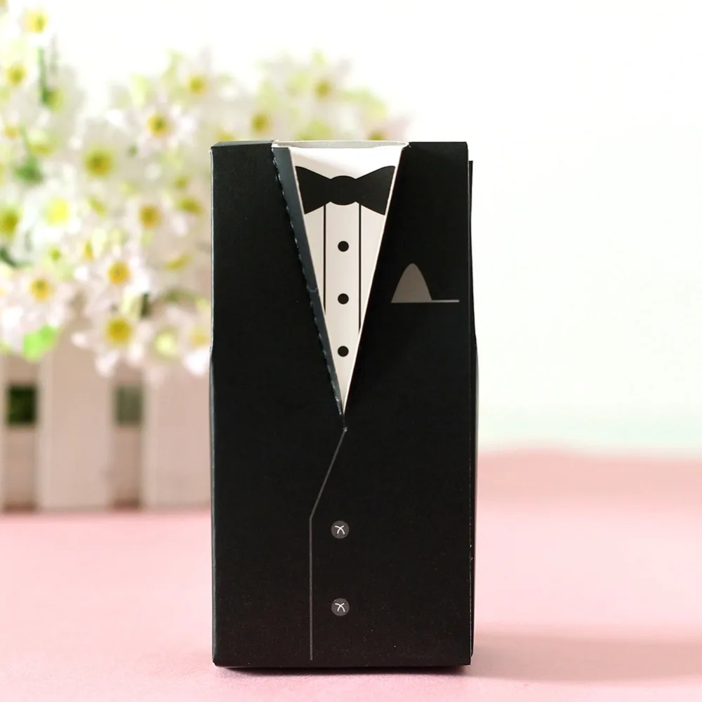 Groom Tuxedo Candy Box Candy Bag Romantic Wedding Favors ...