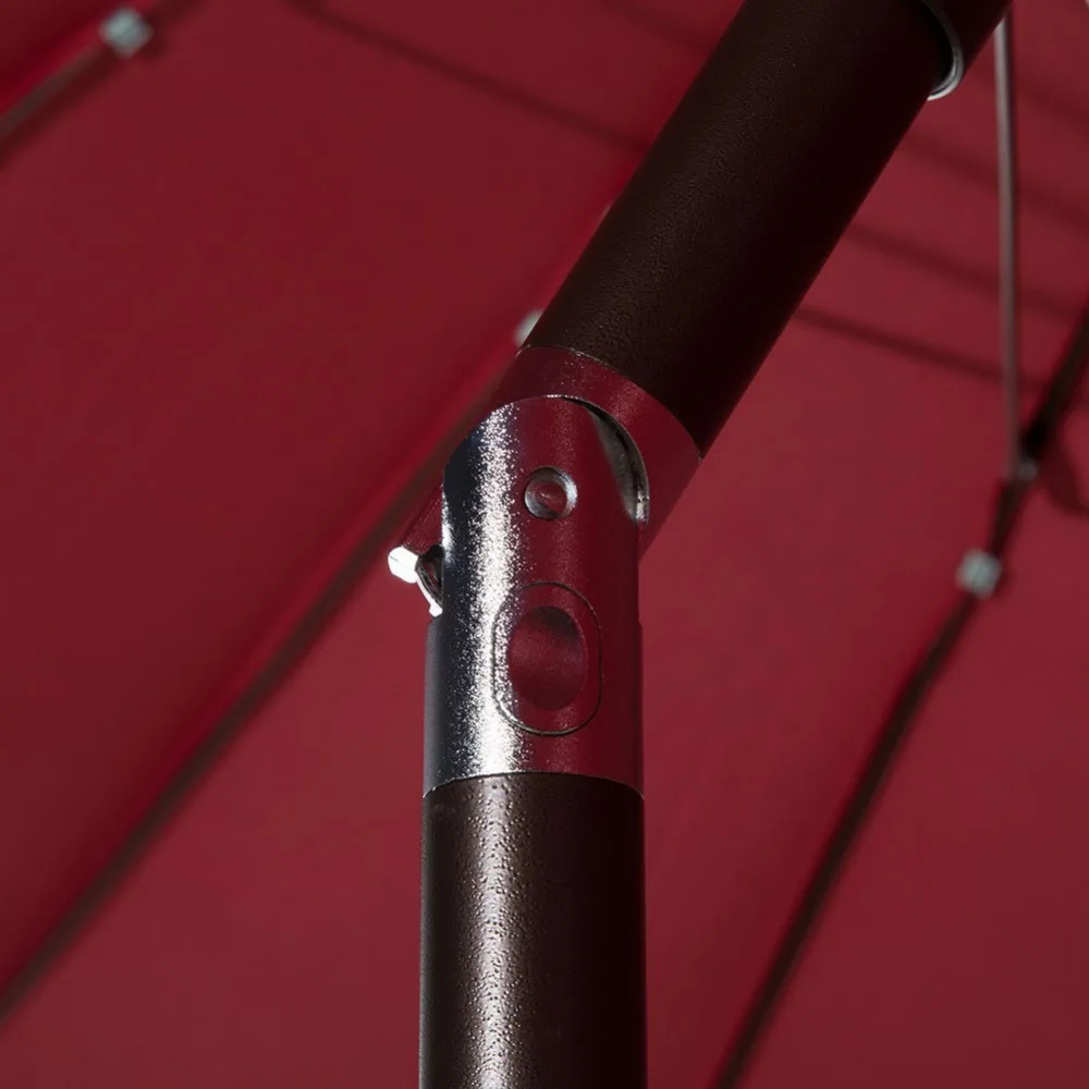 Abba Patio 8 5 Round Parasol Patio Umbrella With Push Button Tilt And Crank 24 Steel Wire Ribs Uv Resistant Fabric Parasol Patio Umbrella Parasol Patiopatio Umbrella Aliexpress