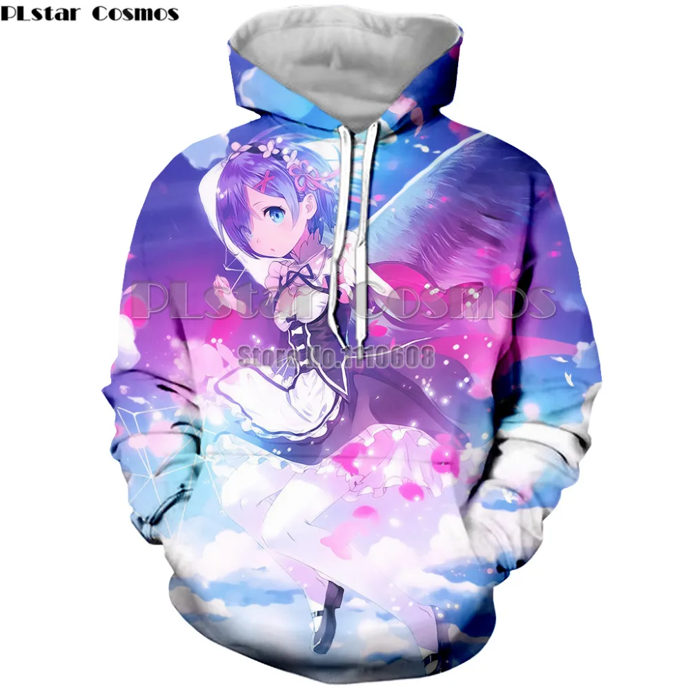 Re ZERO Starting Life in Another World hoodie Rem Ram women men autumn Hoodies Cosplay jacket coat anime hoodie sweatershirt