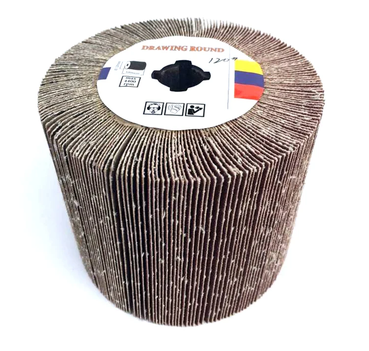 2 units/lot Cross Core Burnishing Polishing Flap Wheel Flap Disc for drawing polishing Burnishing Machine/Polisher/Sander