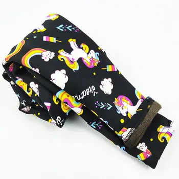 Thick Fleece Lined Unicorn Legging