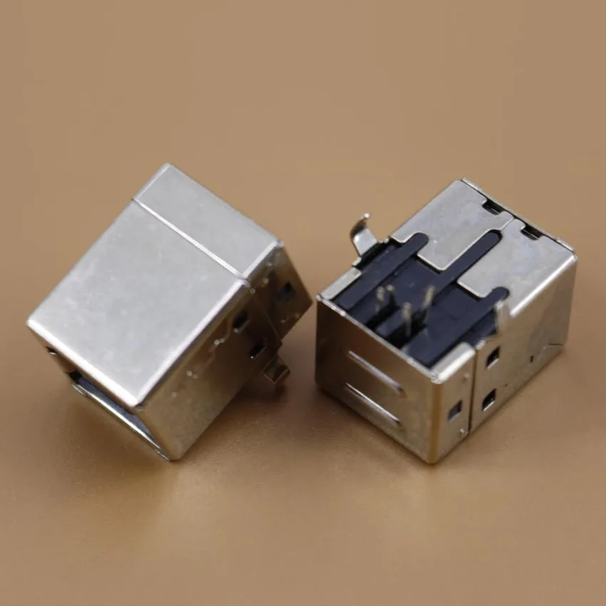 

Type B 4 Pin USB Connector Printer Socket Female PC Computer PCB Through Right 2