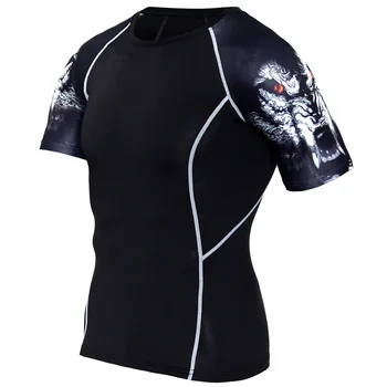 

Men Quick Dry Workout Gymming Long Top Tee Sporting Runs Yogaing Compress Fitness Exercise T-shirts Clothing T-Shirt