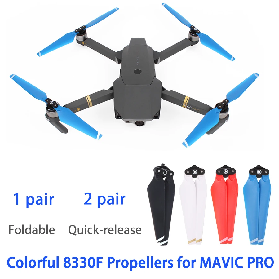 Mavic pro 8330F Propellers Quick release Foldable Props for DJI MAVIC