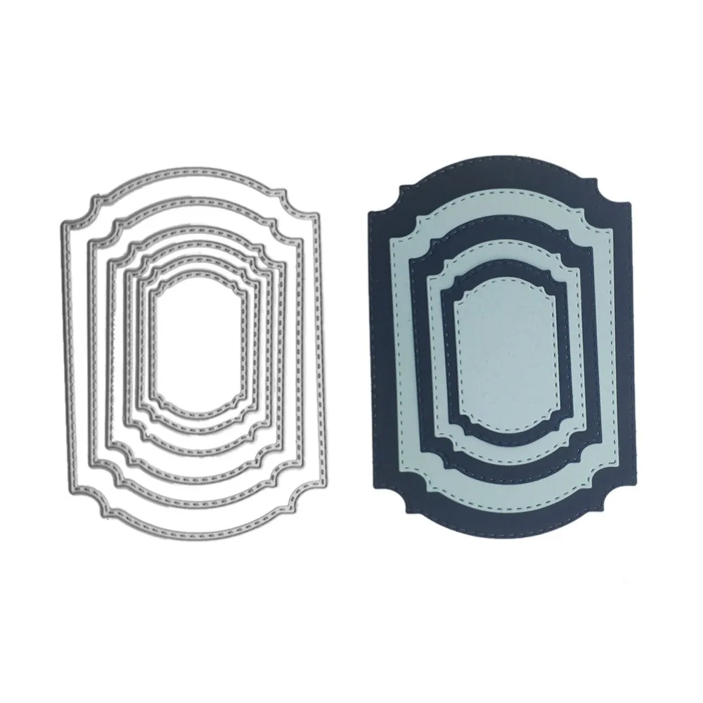 Ufurty Handcraft Metal Cutting Dies New 2019 Nesting Frames Embossing Die Stencil for DIY Scrapbooking Album Card Decorative | Дом и сад