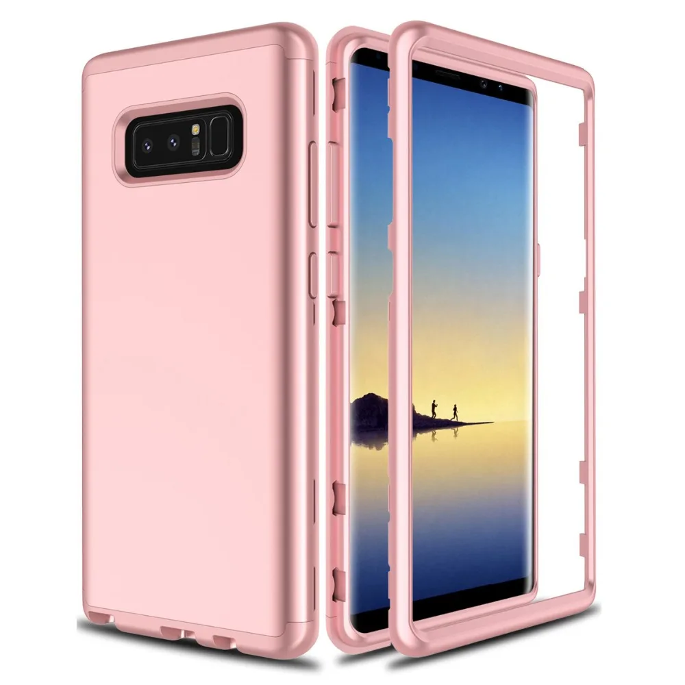 3 в 1 Гибридный противоударный военный защитный чехол для Samsung Galaxy S10 S9 S8 Plus S10E