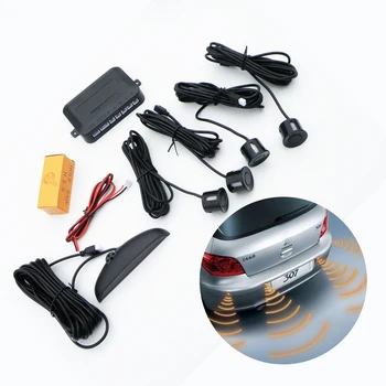 

Car Auto Led Parking Sensor Parktronic Display 4 Sensors All Car Sensor Reverse Assistance Backup Radar Monitor Detector System
