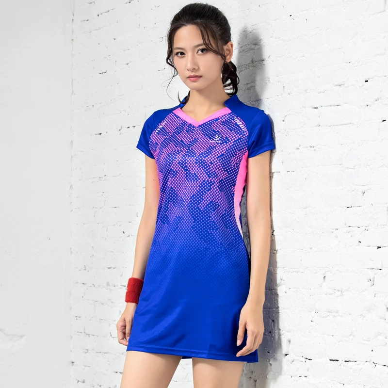 

Tennis Badminton Dress for Women Quick-drying Cultivate One's Morality Show Thin Badminton Suits with Short Pants