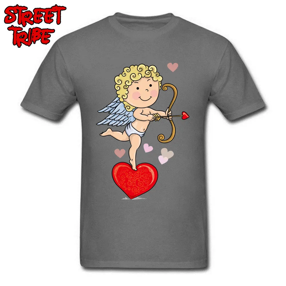  Men T-shirts Comics Summer Tops T Shirt All Cotton Round Neck Short Sleeve Casual Top T-shirts VALENTINE DAY Top Quality child standing in the heart 20946 carbon