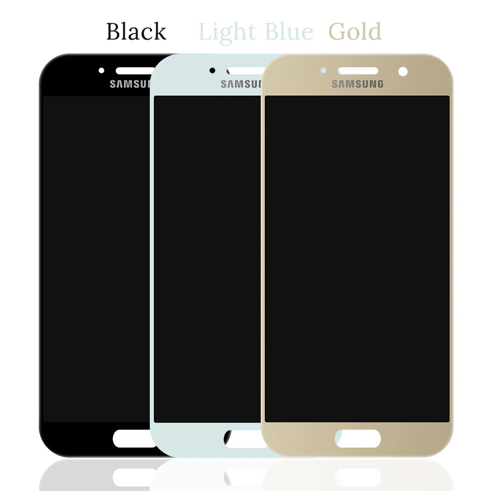 5," супер AMOLED ЖК-дисплей для SAMSUNG Galaxy A5 дисплей сенсорный экран дигитайзер A520 A520F SM-A520F Замена ЖК-дисплея