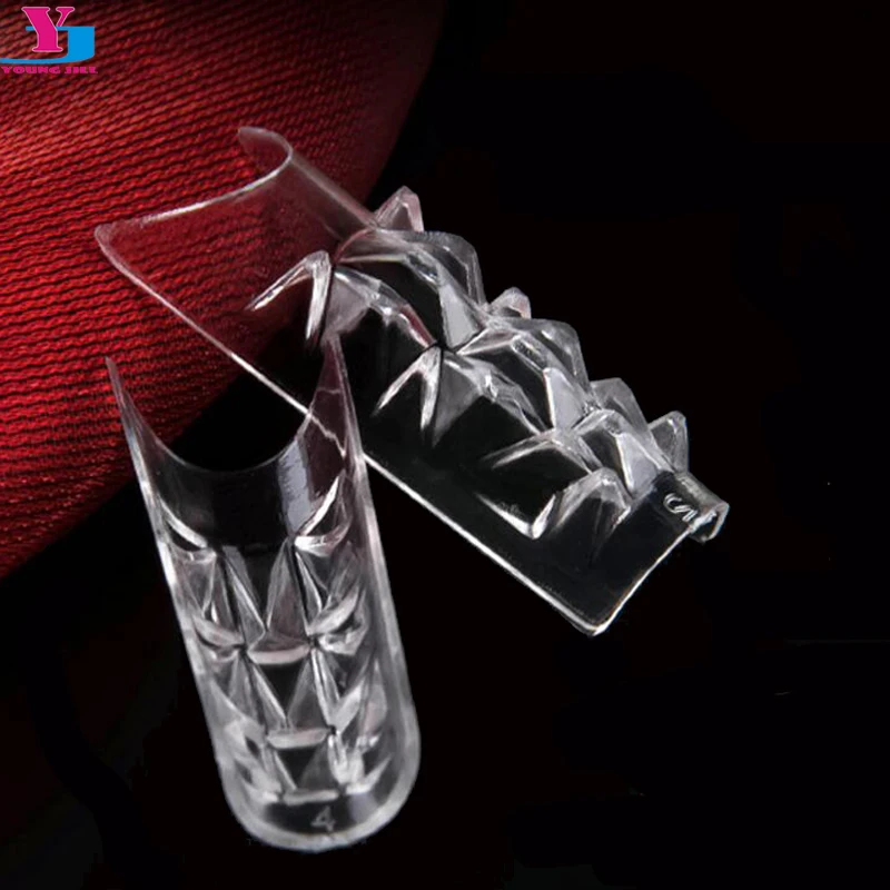 5box60pcs Wholesale Crystal French Fake Nail Glazed Glass Mosaic Uv