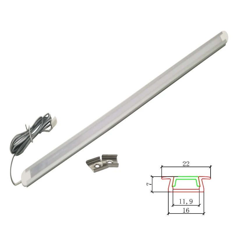 50Cm DC12V Dimmable Touch Sensor Light  LED Strip Bar Night Lamp Cabinet under Tube Lights kitchen