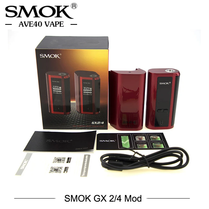 

Electronic Cigarette Vape Box Mod SMOK GX2/4 Mod Alien Mod Vaporizer E Cigarette Match TFV8 TFV8 BABY TFV12 Tank