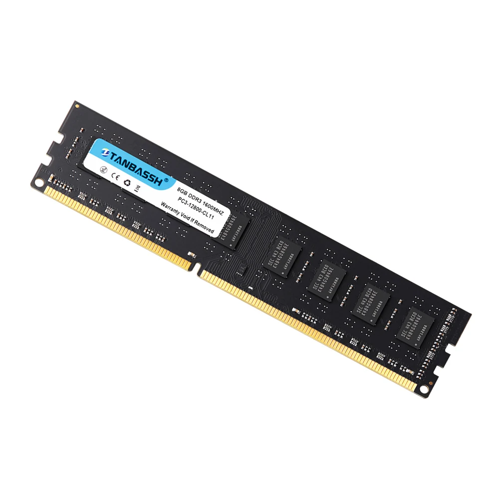 TANBASSH 4 GB/8 GB DDR3 RAM 1333 MHZ/1600 MHz ذاكرة عشوائيّة للحاسوب المكتبي 240pin 1.5 V طويل DIMM إنتل /AMD