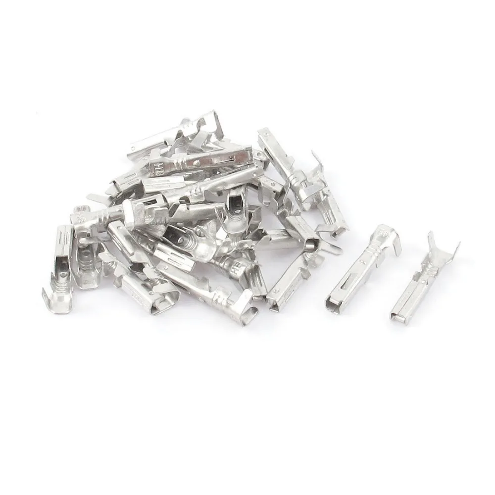 100pcs Boat Car Speaker 6.3mm Female Spade Terminal Wire Connectorin