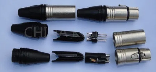 400 шт./лот NC5MXX NC5FXX мужской женский 5Pin разъём XLR с 200 шт. NC5MXX& 200 шт NC5FXX