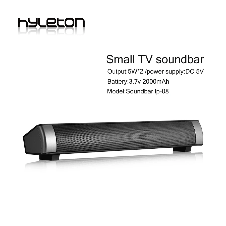 Hyleton Bluetooth динамик Саундбар LP-08 беспроводной динамик звук тонкий сабвуфер HIFI динамик s компьютер ноутбук ПК планшет