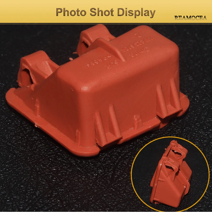 Reamocea 1U0823570A Orange Plastic Car Roomster Hood Bonnet Rod Stay Bracket Buckle Clip For Skoda Fabia Octavia MK2 2004-2013 (13)